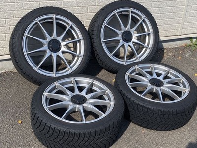 JDM RareOZ Racing FORMULA-HLT Formula 18x7.5J +50 PCD112 5-hole 4-Wheel Set W (No Tires)