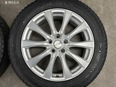 JDM Excellent Tread WEDS JOKER 18in 7.5J +38 PCD114.3 Viking WINTECH W (No Tires) - Image 4