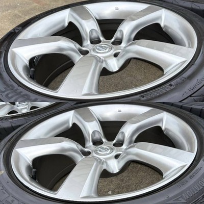 JDM Nissan Fairlady Z Z33 Late Model Genuine Wheels 18x8J/8.5J OFF+30/+ (No Tires) - Image 3