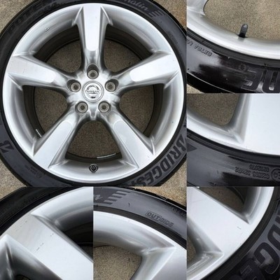 JDM Nissan Fairlady Z Z33 Late Model Genuine Wheels 18x8J/8.5J OFF+30/+ (No Tires) - Image 4