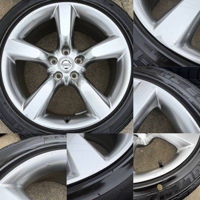 JDM Nissan Fairlady Z Z33 Late Model Genuine Wheels 18x8J/8.5J OFF+30/+ (No Tires) - Image 6