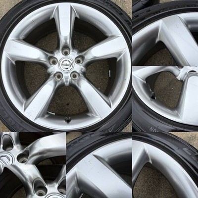 JDM Nissan Fairlady Z Z33 Late Model Genuine Wheels 18x8J/8.5J OFF+30/+ (No Tires) - Image 7