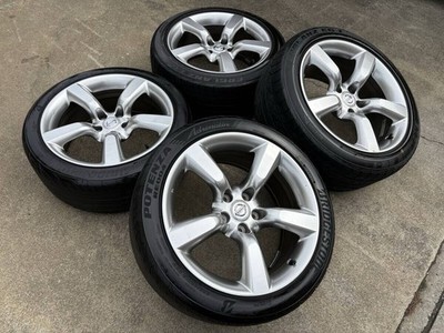 JDM Nissan Fairlady Z Z33 Late Model Genuine Wheels 18x8J/8.5J OFF+30/+ (No Tires) - Image 9