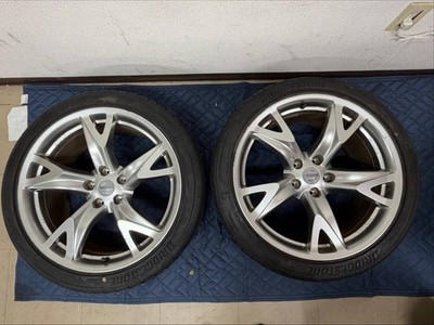 JDM Nissan Fairlady Z Genuine Wheels 19x10J 2-Wheel Set PCD114.3 Item N (No Tires)