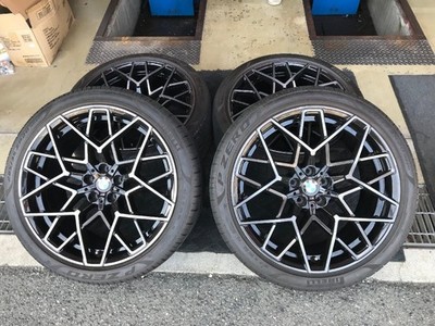 JDM Used Wheel 4-Wheel Set BMW M8 Genuine 9.5J-19 5/112 +20 20-inch br (No Tires)