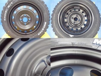JDM Lifted Truck Lifted Van Light Car 4-Wheel Set Mad Star Radial MT 165 (No Tires) - Image 8