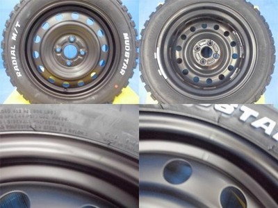 JDM Lifted Truck Lifted Van Light Car 4-Wheel Set Mad Star Radial MT 165 (No Tires) - Image 10