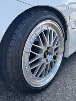 JDM BBS LM 19 8.5J wheels with Legno 4-Wheel Set tires. (No Tires)