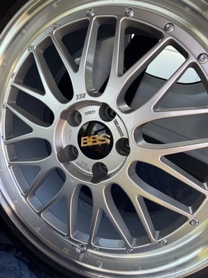 JDM BBS LM 19 8.5J wheels with Legno 4-Wheel Set tires. (No Tires) - Image 6