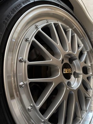 JDM BBS LM 19 8.5J wheels with Legno 4-Wheel Set tires. (No Tires) - Image 9