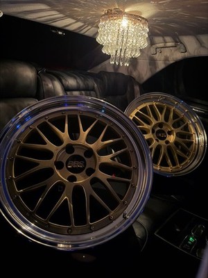 JDM Out of Print BBS LM 19-inch Wheels 4-Wheel Set Rebarreling (No Tires)