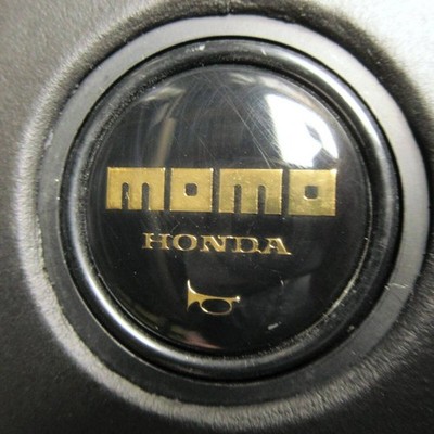 JDM MOMO x HONDA PP1 Beat genuine optional steering wheel 36φ T9 Refur (No Tires) - Image 2