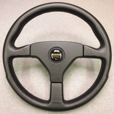 JDM MOMO x HONDA PP1 Beat genuine optional steering wheel 36φ T9 Refur (No Tires) - Image 9
