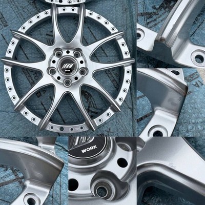 JDM Out of print WORK EMOTION CR3P Step Rim 19-inch/Ribber Slim 185H P (No Tires) - Image 4
