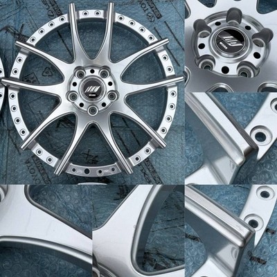 JDM Out of print WORK EMOTION CR3P Step Rim 19-inch/Ribber Slim 185H P (No Tires) - Image 7