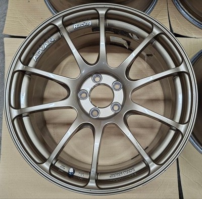 JDM Advan Racing RZ Wheels 4-Wheel Set 17x7.5J Subaru Toyota (No Tires) - Image 3
