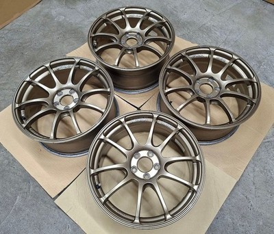 JDM Advan Racing RZ Wheels 4-Wheel Set 17x7.5J Subaru Toyota (No Tires) - Image 6