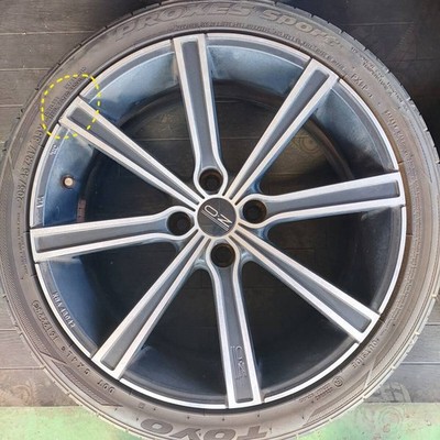 JDM OZ Racing 17-inch aluminum wheels 17x7J +42 offset 4-hole PCD100. (No Tires) - Image 2