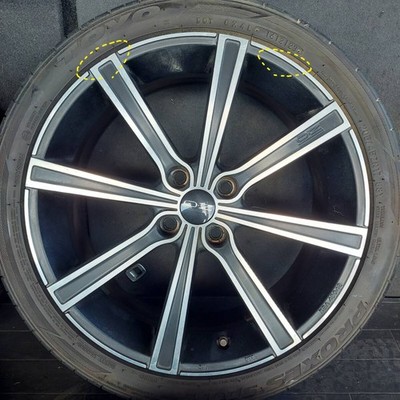 JDM OZ Racing 17-inch aluminum wheels 17x7J +42 offset 4-hole PCD100. (No Tires) - Image 5