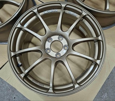 JDM Advan Racing RZ Wheels 4-Wheel Set 17x7.5J Subaru Toyota (No Tires) - Image 8