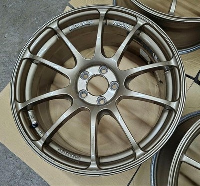 JDM Advan Racing RZ Wheels 4-Wheel Set 17x7.5J Subaru Toyota (No Tires) - Image 9