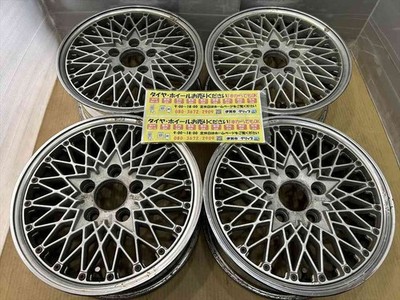 JDM Vintage SSR Flying Pug Mesh 3-Piece Wheels 15-inch 6.5J +42 offset (No Tires)