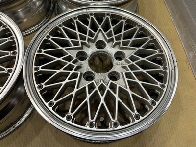 JDM Vintage SSR Flying Pug Mesh 3-Piece Wheels 15-inch 6.5J +42 offset (No Tires) - Image 2