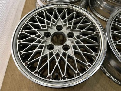JDM Vintage SSR Flying Pug Mesh 3-Piece Wheels 15-inch 6.5J +42 offset (No Tires) - Image 3