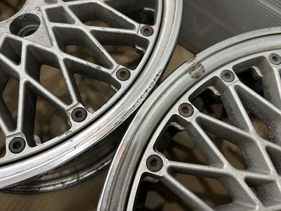 JDM Vintage SSR Flying Pug Mesh 3-Piece Wheels 15-inch 6.5J +42 offset (No Tires) - Image 9