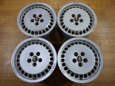 JDM Rare Genuine Alfa Romeo 75 Wheel Set 4-Wheel Set 4H-98 14x6.5J+30 S (No Tires)