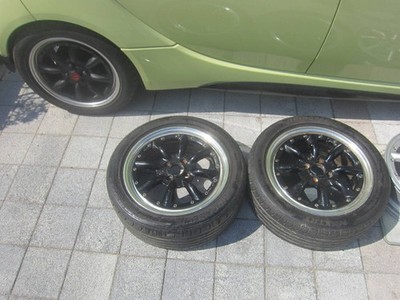 JDM Mitsubishi i-specification? Watanabe eight-spoke 16 PCD100 common (No Tires) - Image 6