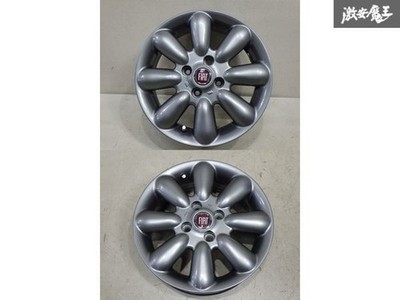 JDM Rare FIAT Genuine Option 8-Spoke Wheels for FIAT 500 14x5.5J +35 4 (No Tires) - Image 3