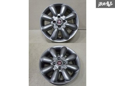 JDM Rare FIAT Genuine Option 8-Spoke Wheels for FIAT 500 14x5.5J +35 4 (No Tires) - Image 4