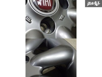 JDM Rare FIAT Genuine Option 8-Spoke Wheels for FIAT 500 14x5.5J +35 4 (No Tires) - Image 6