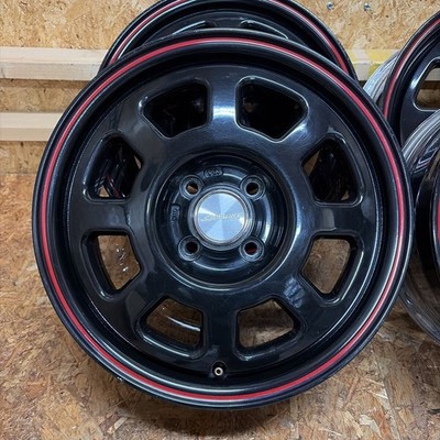 JDM Rare Size Daytona Radiance 15x6J +43 100/4-hole Fits Every Ca (No Tires) - Image 2