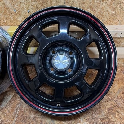 JDM Rare Size Daytona Radiance 15x6J +43 100/4-hole Fits Every Ca (No Tires) - Image 8