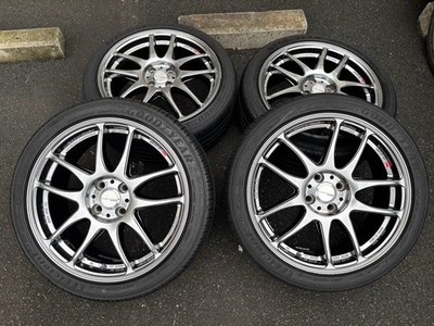 JDM WORK EMOTION 17-inch wheel and tire set (No Tires)